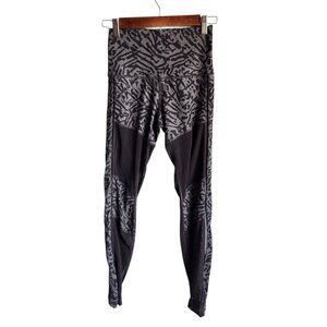 Lululemon Pants 4 Women's Black Hot To Street Pant Biggie Brushed Animal Coal